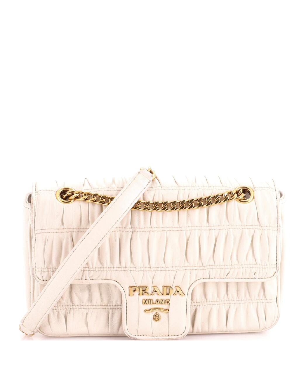 Prada Chain Flap Shoulder Bag Nappa #372901P84B